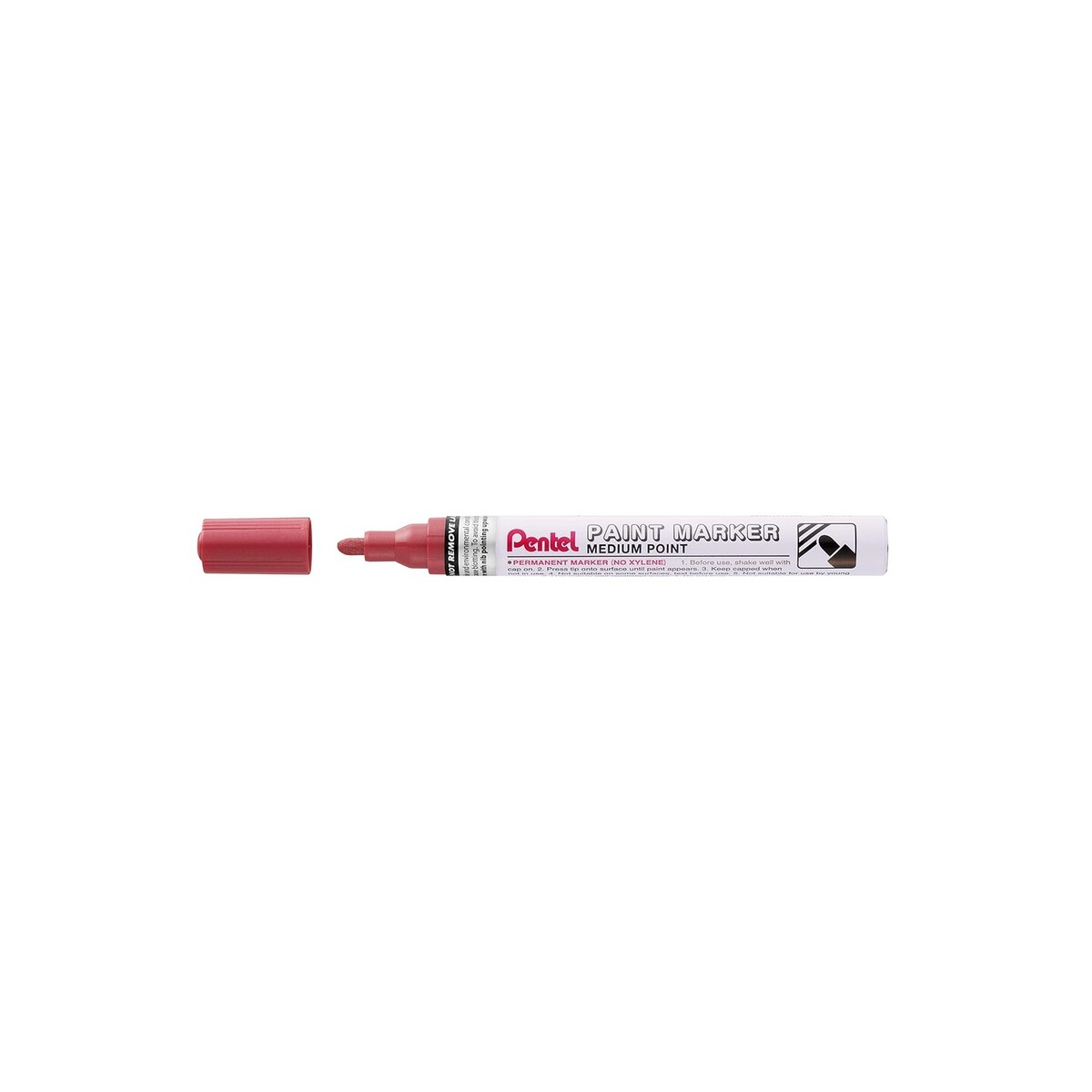 PENTEL Paint Marker — Marqueur peinture rouge nacré
