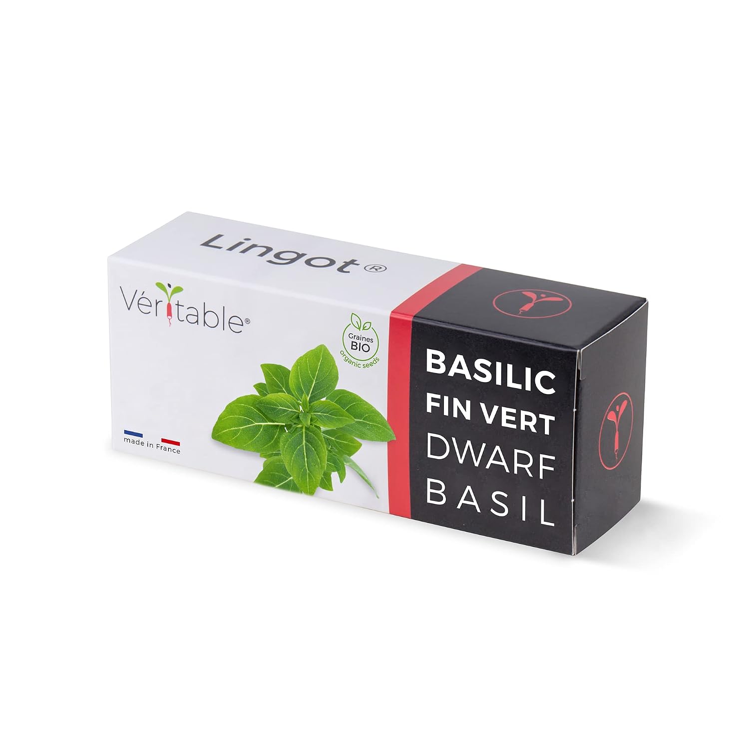Lingot® Basilic fin vert nain BIO - Compatible Véritable® Potager - Recharge prête à l'emploi