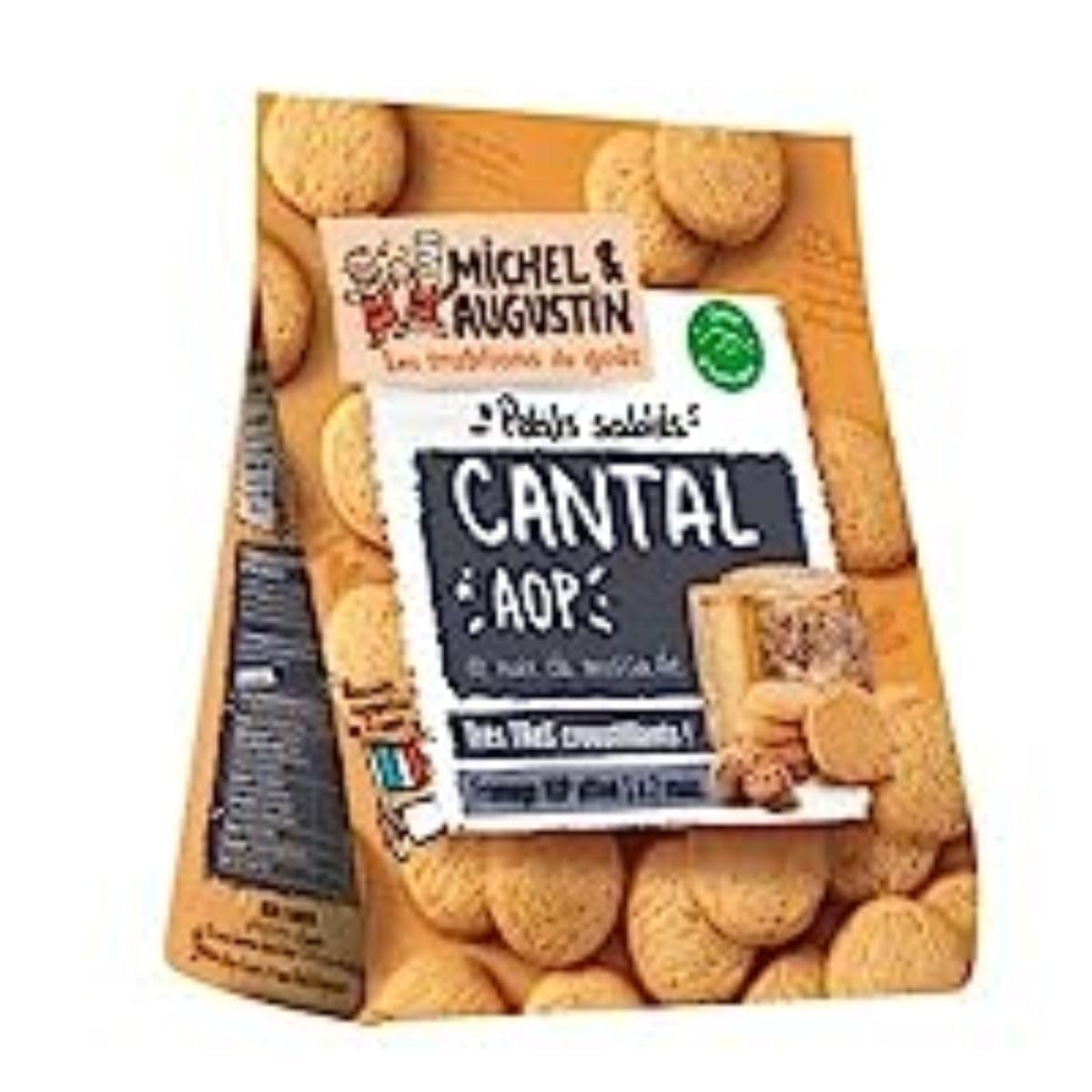 MICHEL ET AUGUSTIN — Biscuits sablés apéritifs Cantal AOP 100 g