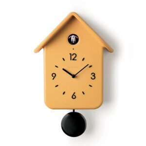 GUZZINI Home — Horloge coucou ocre 24,8 x 12 x h39 cm