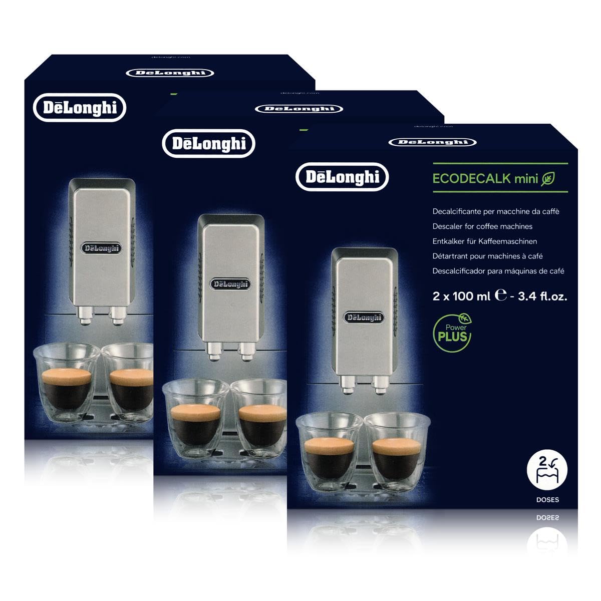 Détartrant Delonghi EcoDecalk 2 x 100 ml (lot de 3) – Image 7