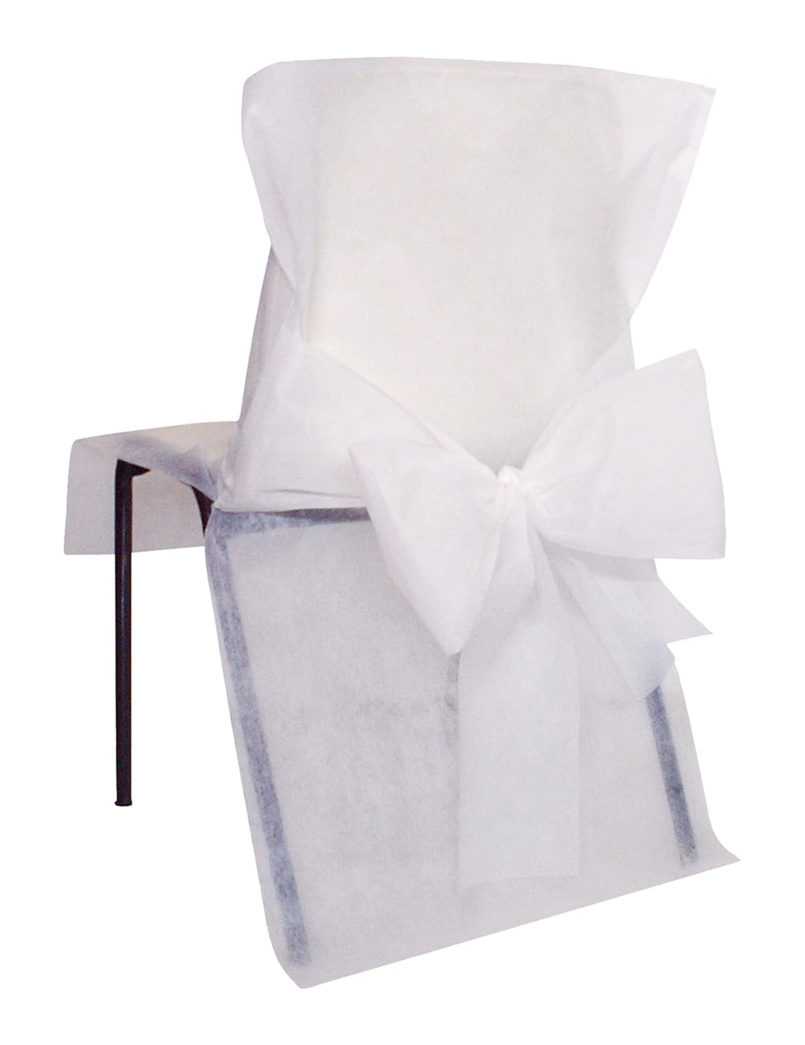 SANTEX — Housse de Chaise avec Nœud Blanc – Image 6