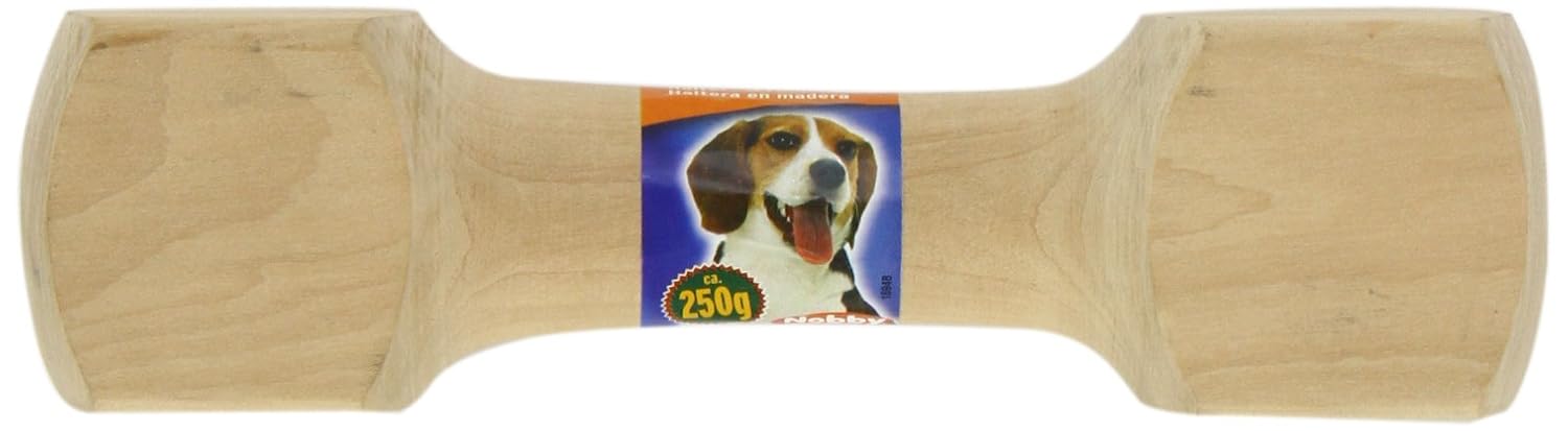 NOBBY — Jouet haltère en bois pour chien 250 g – Image 24