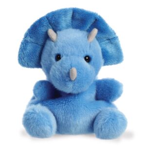 AURORA Palm Pals — Peluche Triceratops 13cm Bleu
