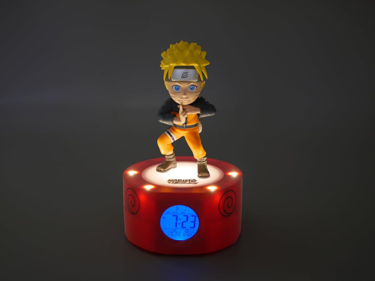TEKNOFUN Naruto Shippuden — Réveil lumineux numérique 18 cm – Image 2
