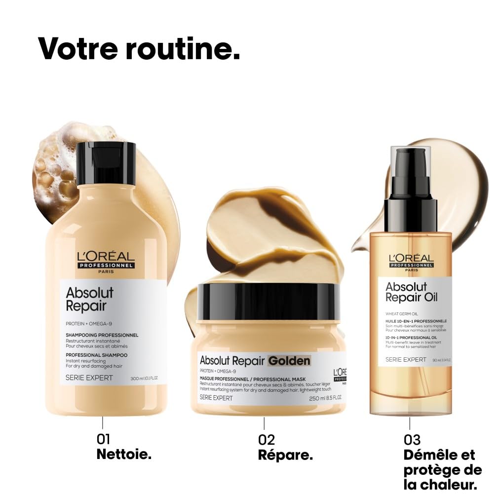 L'ORÉAL PROFESSIONNEL Absolut Repair — Masque cheveux 250 ml – Image 6