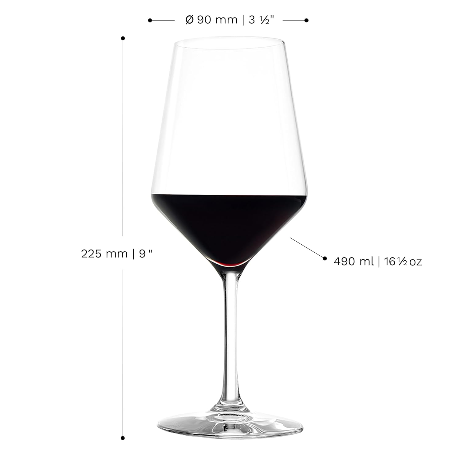 Stölzle Lausitz Verres à Vin Rouge Revolution Lot de 6, 490 ml – Verres en Cristal de Haute Qualité pour Vin Rouge – Design Élégant pour Maximiser les Arômes – Lave-vaisselle et Résistant aux Chocs – Image 51