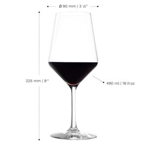 Alternative view of Stölzle Lausitz Verres à Vin Rouge Revolution Lot de 6, 490 ml – Verres en Cristal de Haute Qualité pour Vin Rouge – Design Élégant pour Maximiser les Arômes – Lave-vaisselle et Résistant aux Chocs