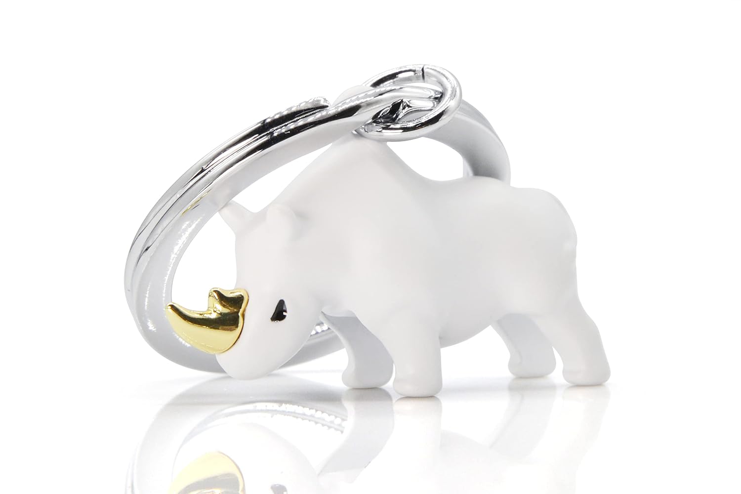 METALMORPHOSE — Porte-clés Rhinocéros blanc – Image 18