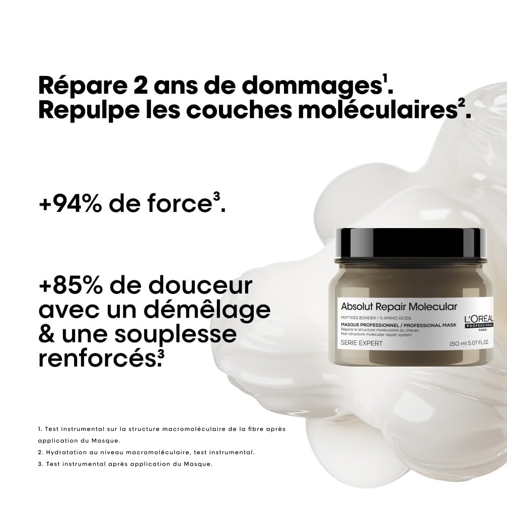 L'OREAL PROFESSIONNEL Absolut Repair Molecular — Masque 150 ml – Image 2