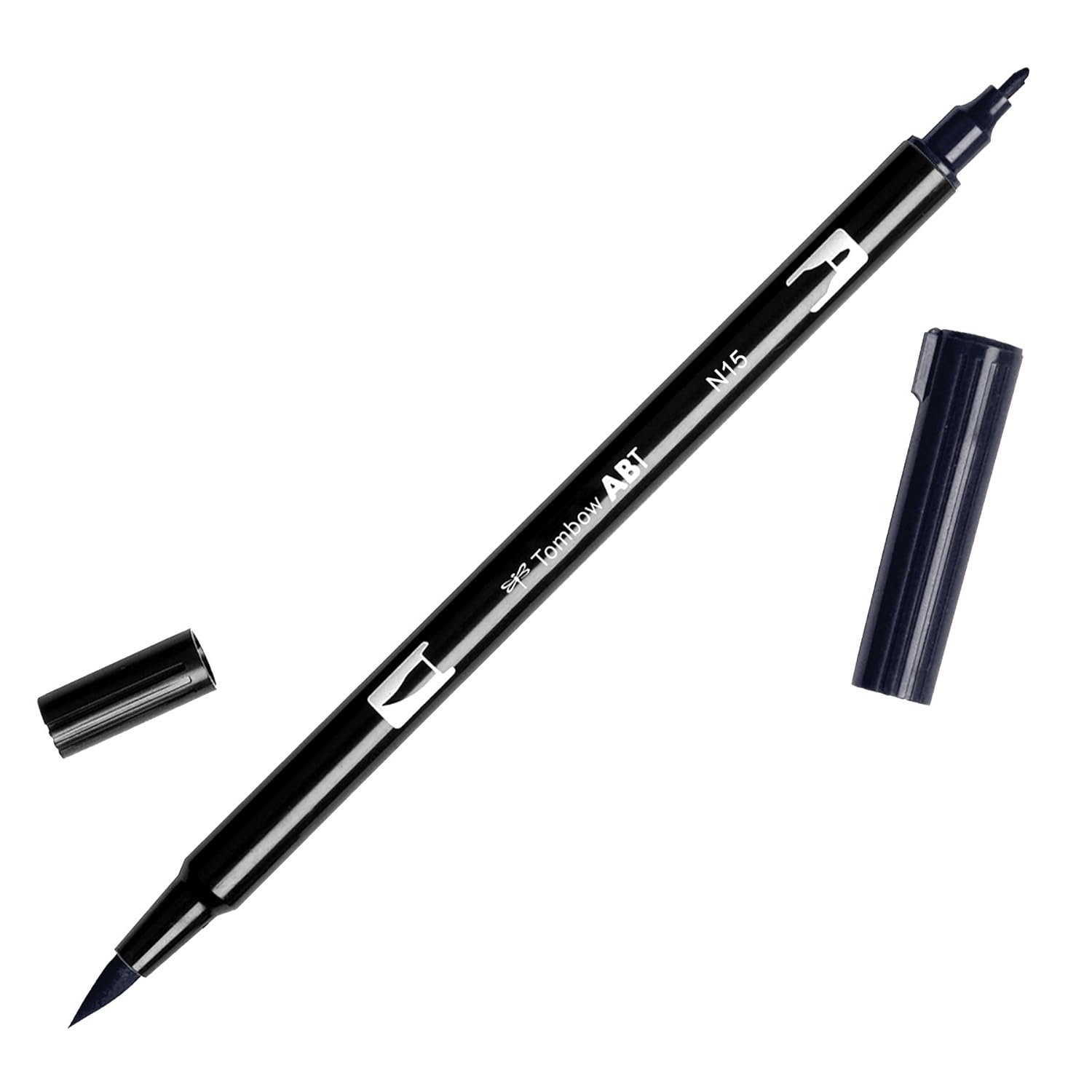 TOMBOW ABT-N15 — Feutre pinceau à 2 pointes Noir