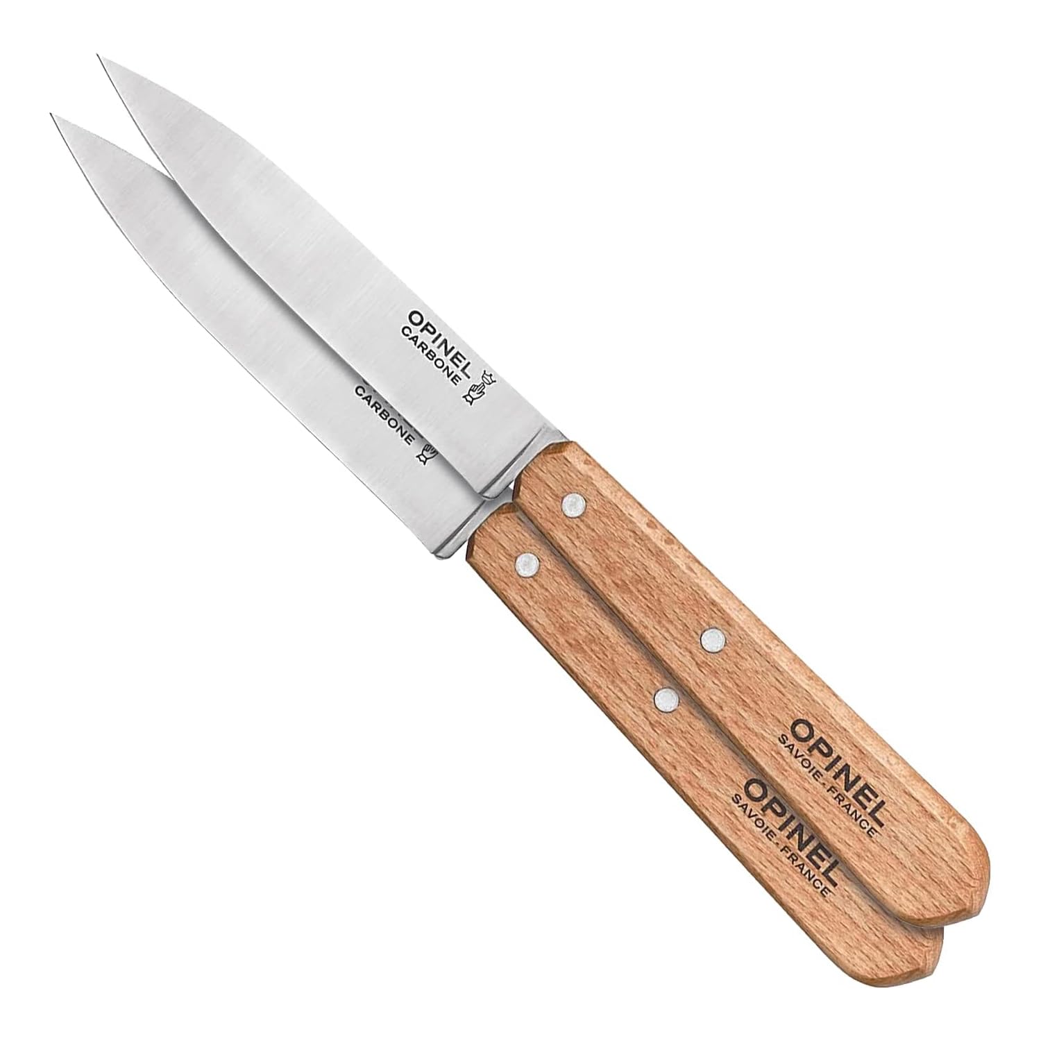 OPINEL — Boîte de 2 Couteaux d’Office lame carbone – Image 6