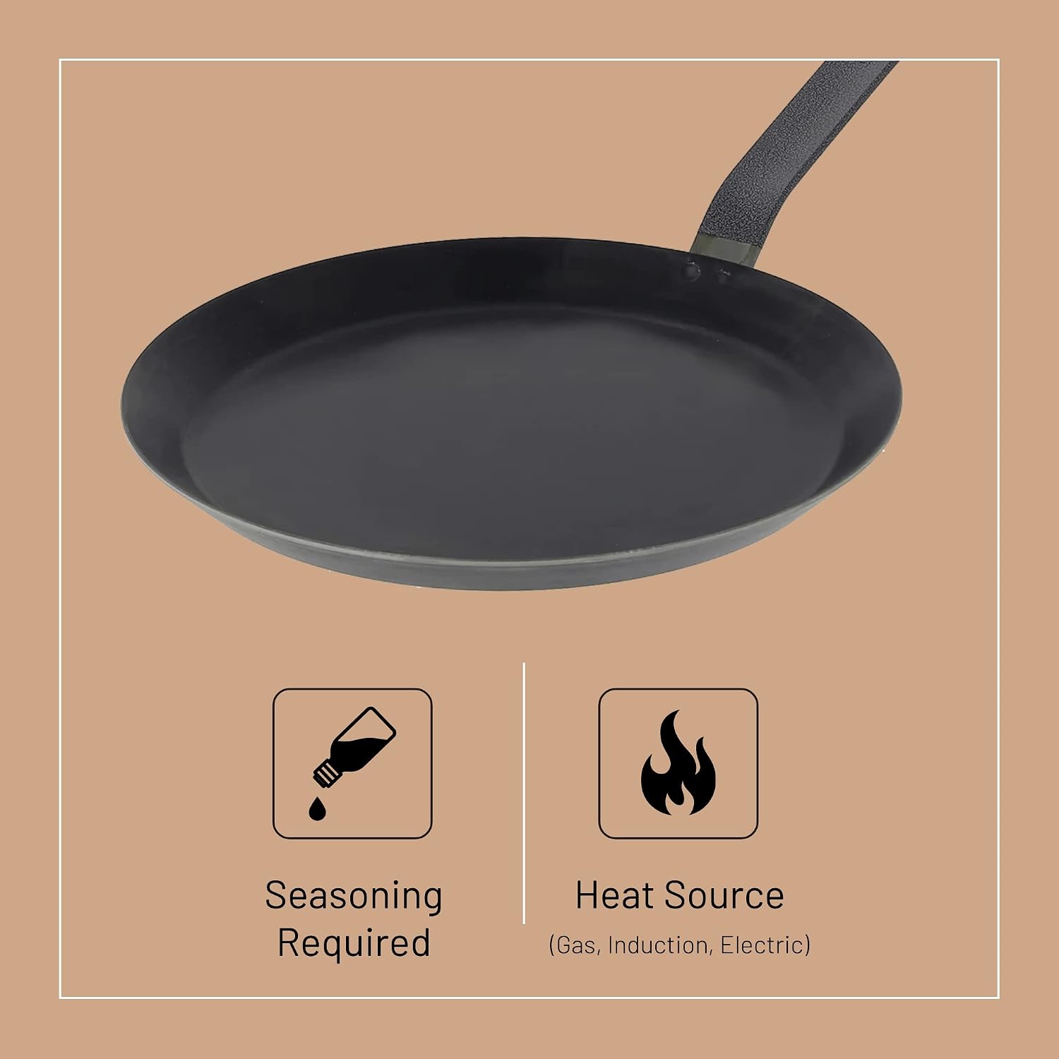 DE BUYER Force Blue — Poêle à crêpes acier 20 cm – Image 44