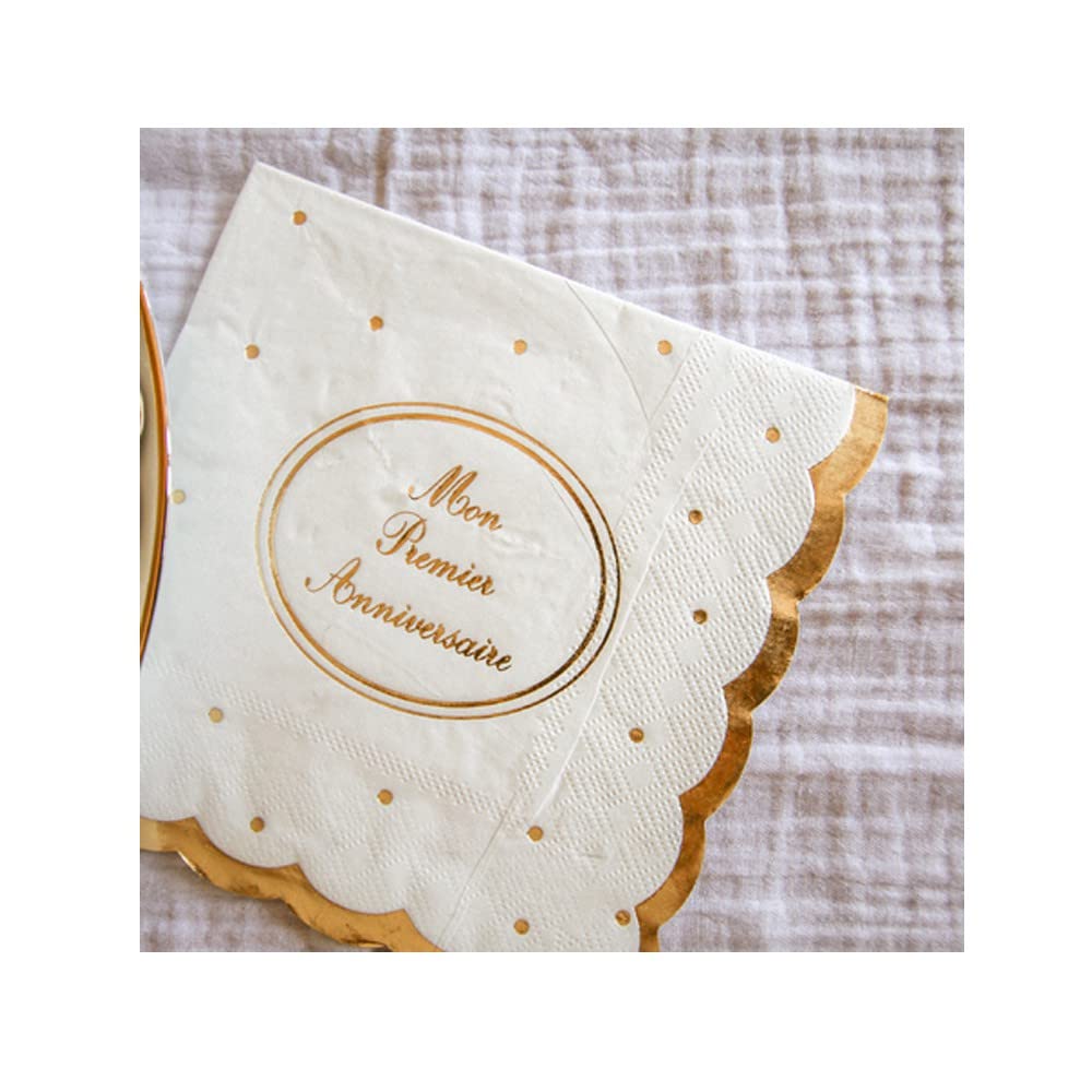 MON PREMIER ANNIVERSAIRE — Lot de 16 Serviettes Papier 33 cm – Image 6