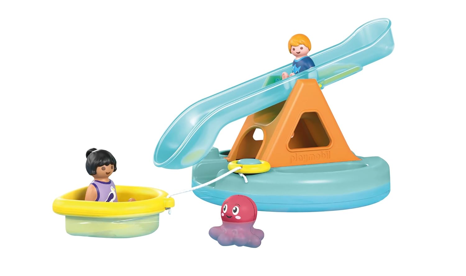 PLAYMOBIL Junior Aqua 71687 — Îlot avec Toboggan Aquatique – Image 27