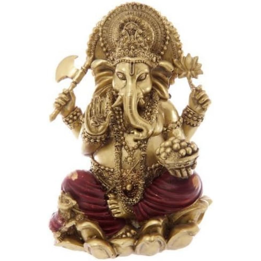 PUCKATOR — Statue Ganesh rouge 16 cm – Image 7