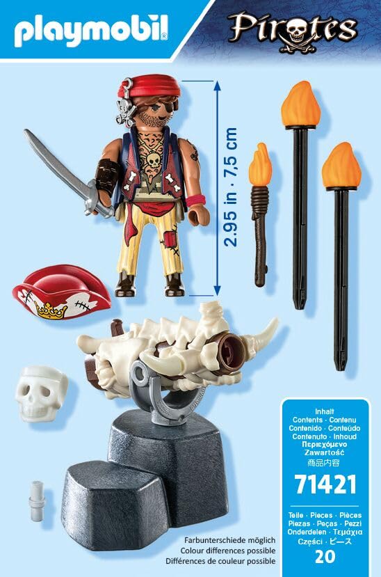 PLAYMOBIL 71421 — Canonnier des Pirates avec Canon – Image 19