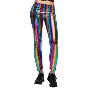 BOLAND — Leggings métalliques stretch brillants années 80