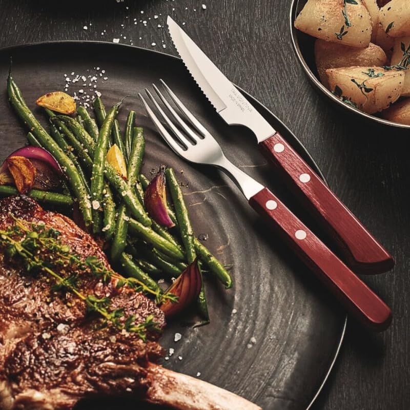 TRAMONTINA — Set de 12 Couteaux et Fourchettes à Steak – Image 5