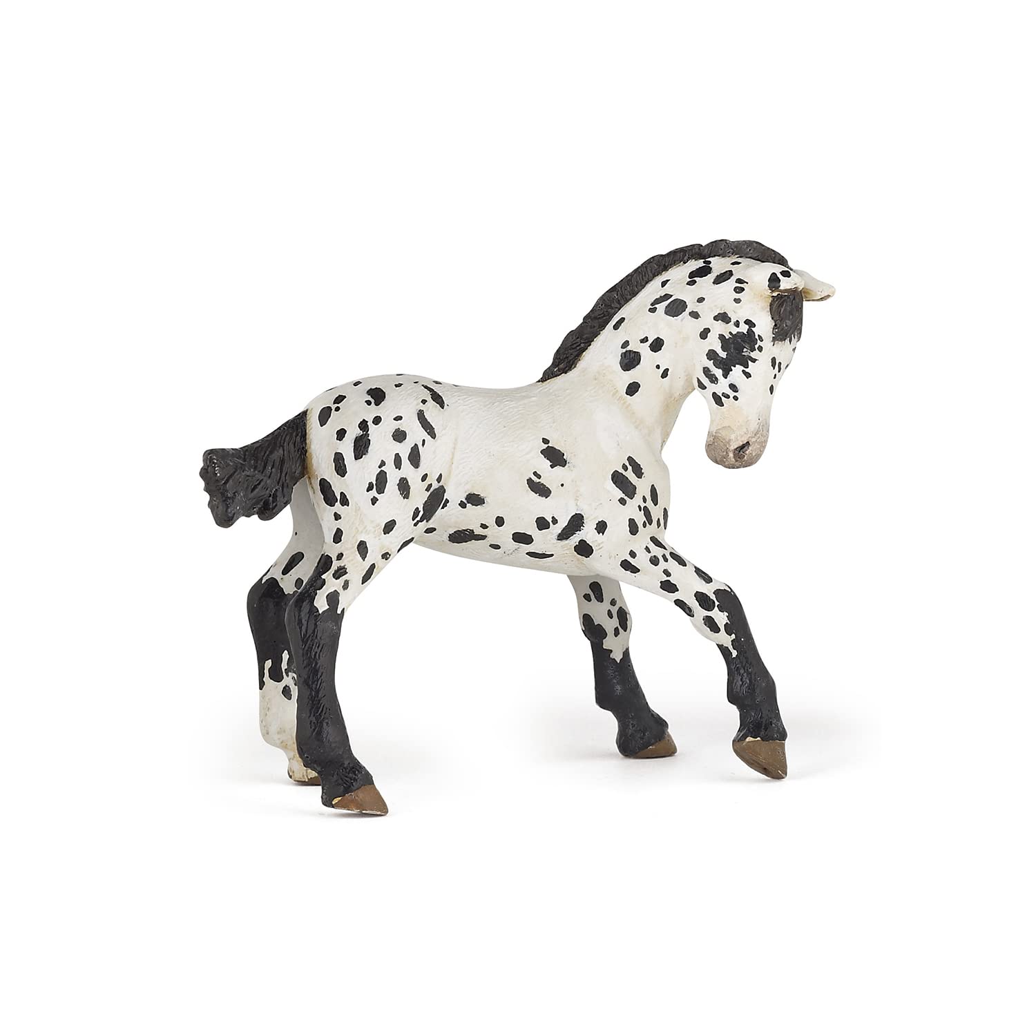 PAPO — Figurine Poulain Appaloosa noir