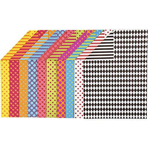 CREATIV COMPANY Colortime — Papier cartonné à motifs 20 feuilles