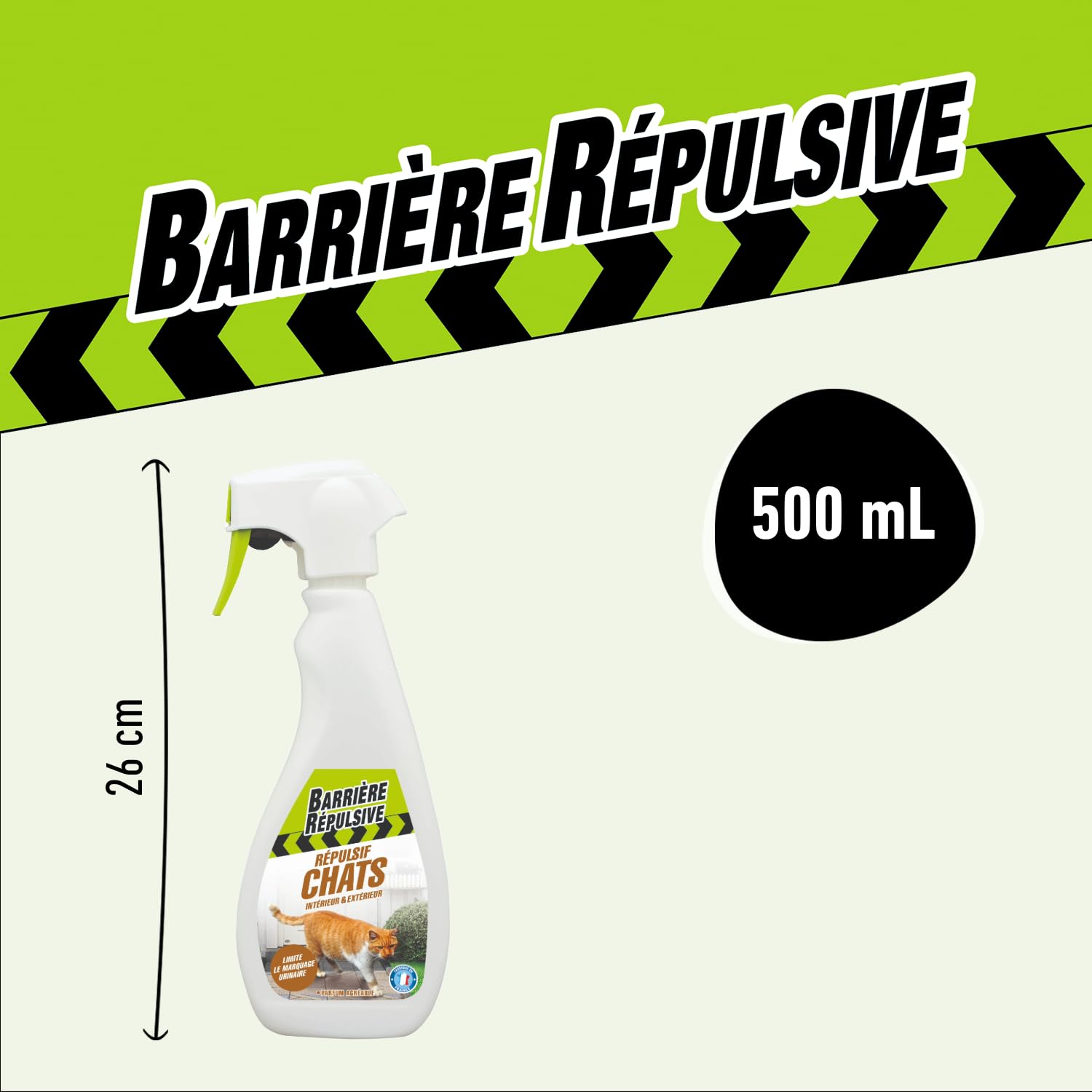 BARRIERE REPULSIVE — Répulsif Chats Intérieur/Extérieur 500 mL – Image 7