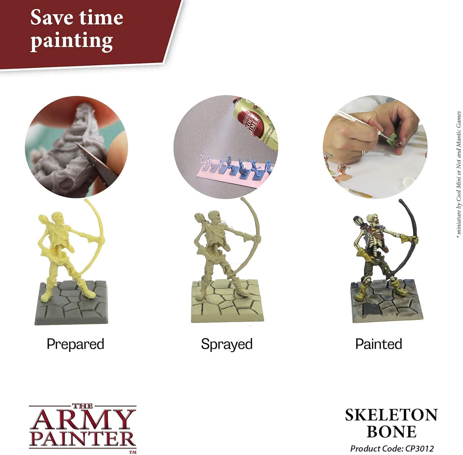 THE ARMY PAINTER Colour Primer Skeleton Bone — Spray acrylique 400 ml – Image 24