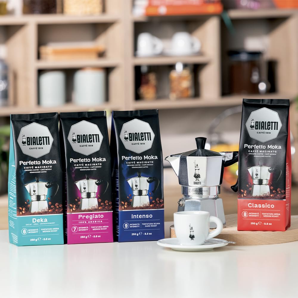 BIALETTI Perfetto Moka — Café moulu Intenso 250g – Image 10