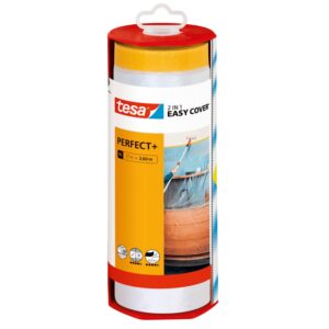 TESA Easy Cover Perfect+ — Ruban de masquage 17 m x 2,60 m