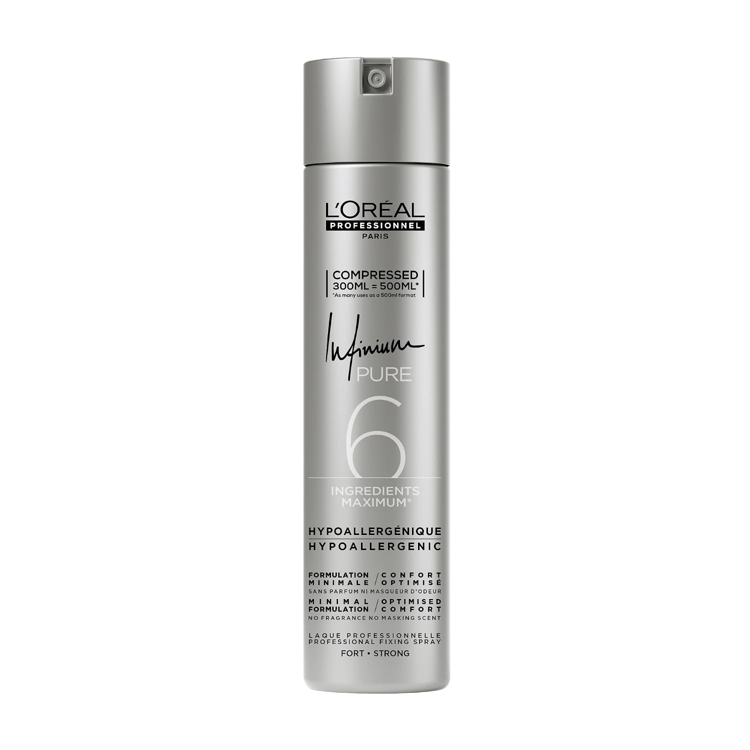 L'OREAL PROFESSIONNEL — Laque Infinium Pure fixation forte 300 ml