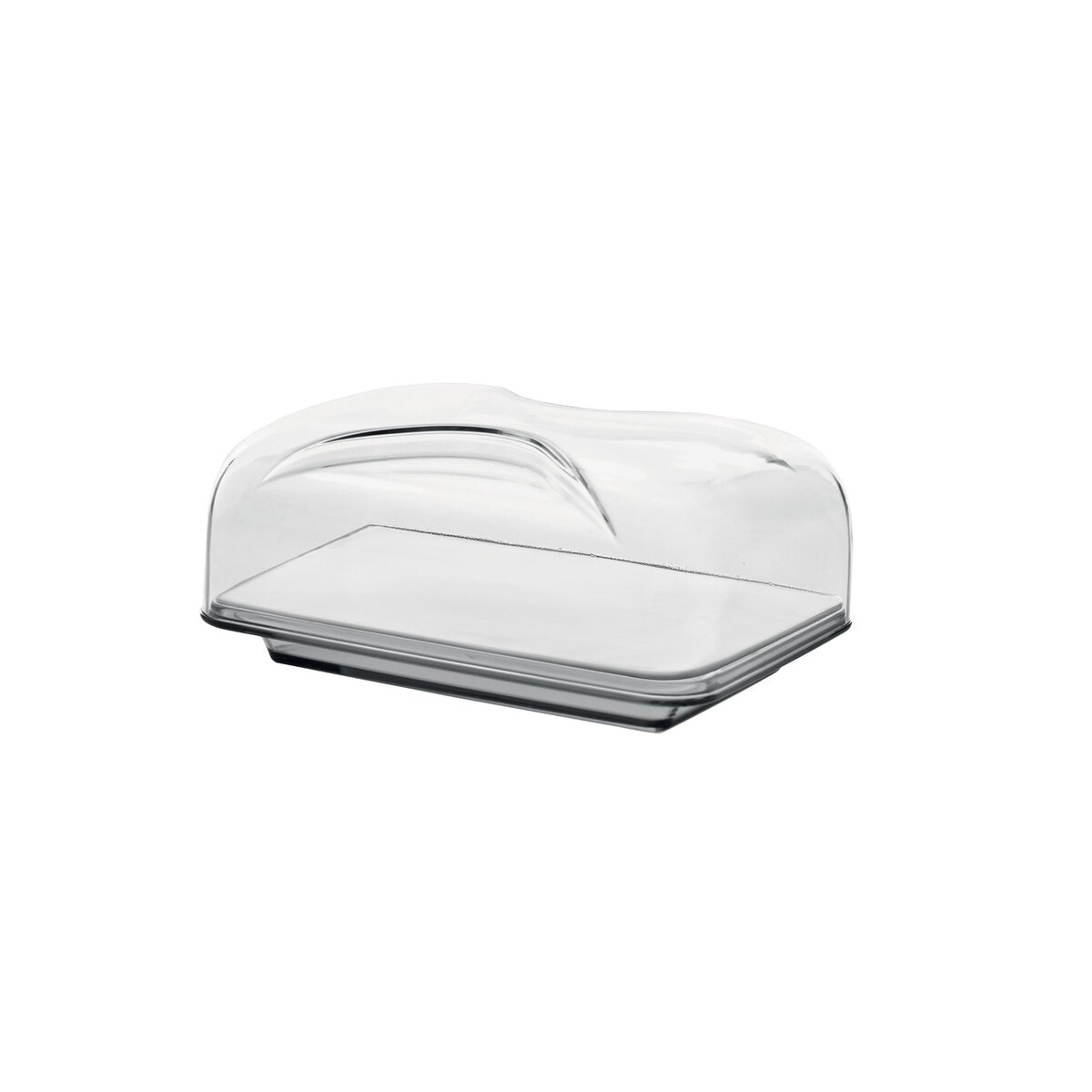GUZZINI Gocce — Cloche à Fromage Rectangulaire Gris Ciel