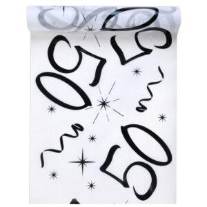 SANTEX — Chemin de Table Anniversaire 50 Ans 30 cm x 5 m