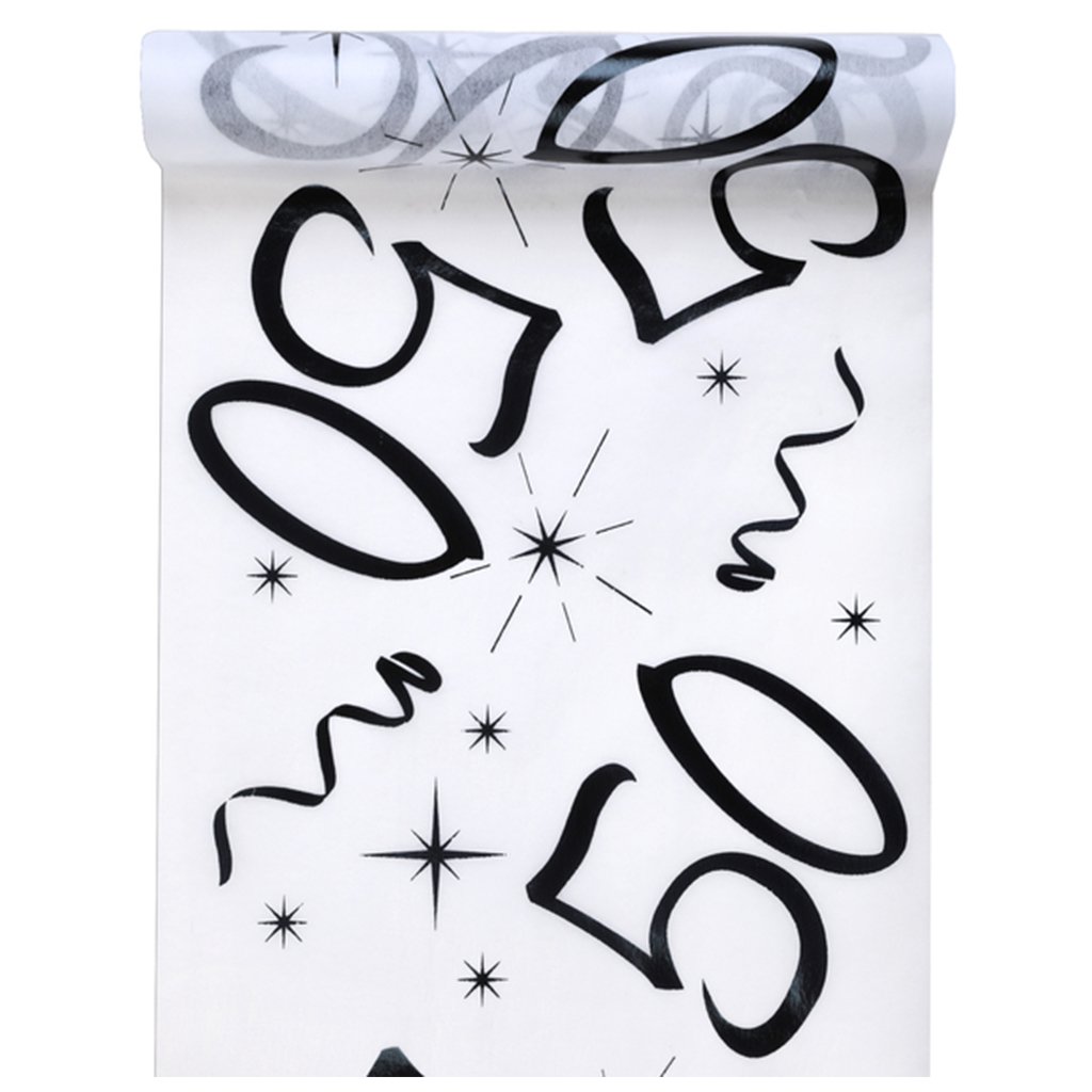 SANTEX — Chemin de Table Anniversaire 50 Ans 30 cm x 5 m – Image 5