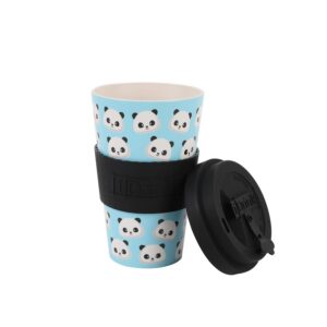 Alternative view of IDRINK — Mug à emporter en RPET 435 ml PANDA