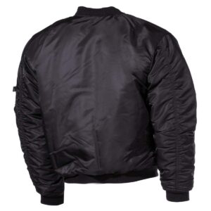 Alternative view of MFH MA1 — Blouson aviateur noir taille L