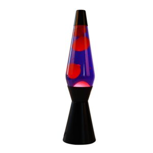 I-TOTAL — Lampe à lave LED noir/violet 36 cm