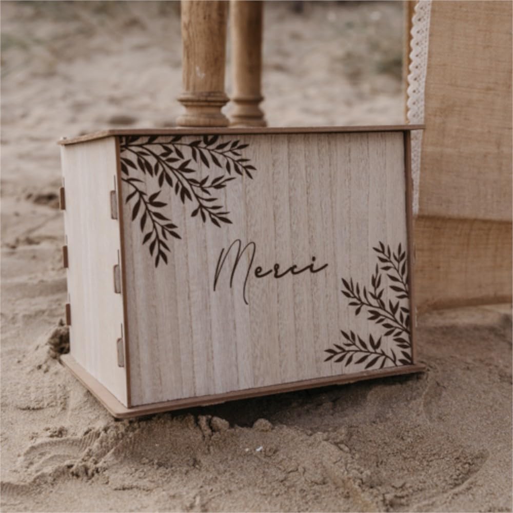 ARTIFETES — Urne en Bois Réutilisable 30x23,5x23,5 cm – Image 2