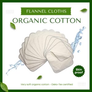 Alternative view of AVO + CADO — Lot de 15 Gants de Toilette Bébé Gris