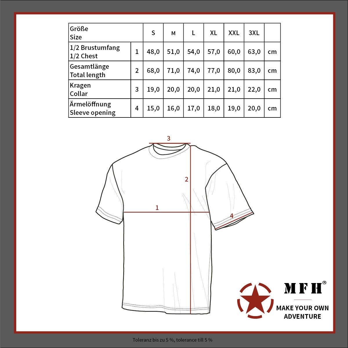 MFH — T-shirt homme streetstyle XXL – Image 2
