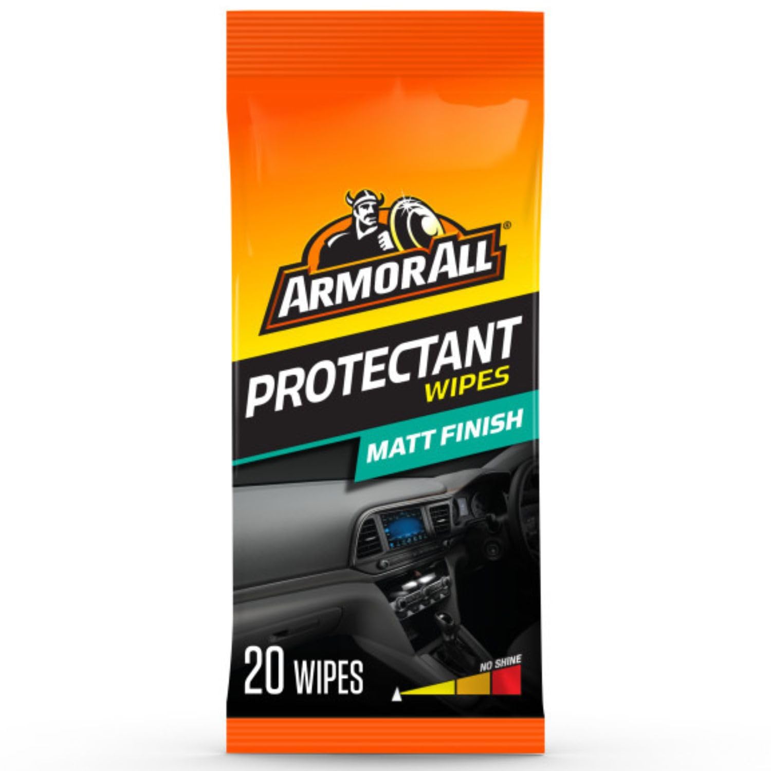 ARMOR ALL — Lingettes tableau de bord mates x20