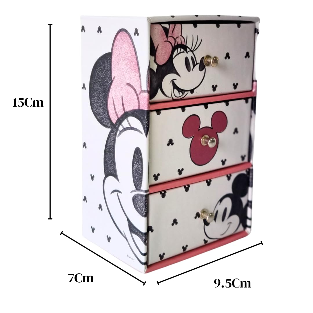 ARDITEX Minnie Mouse — Coffret Cadeau Femme 3 Tiroirs – Image 3