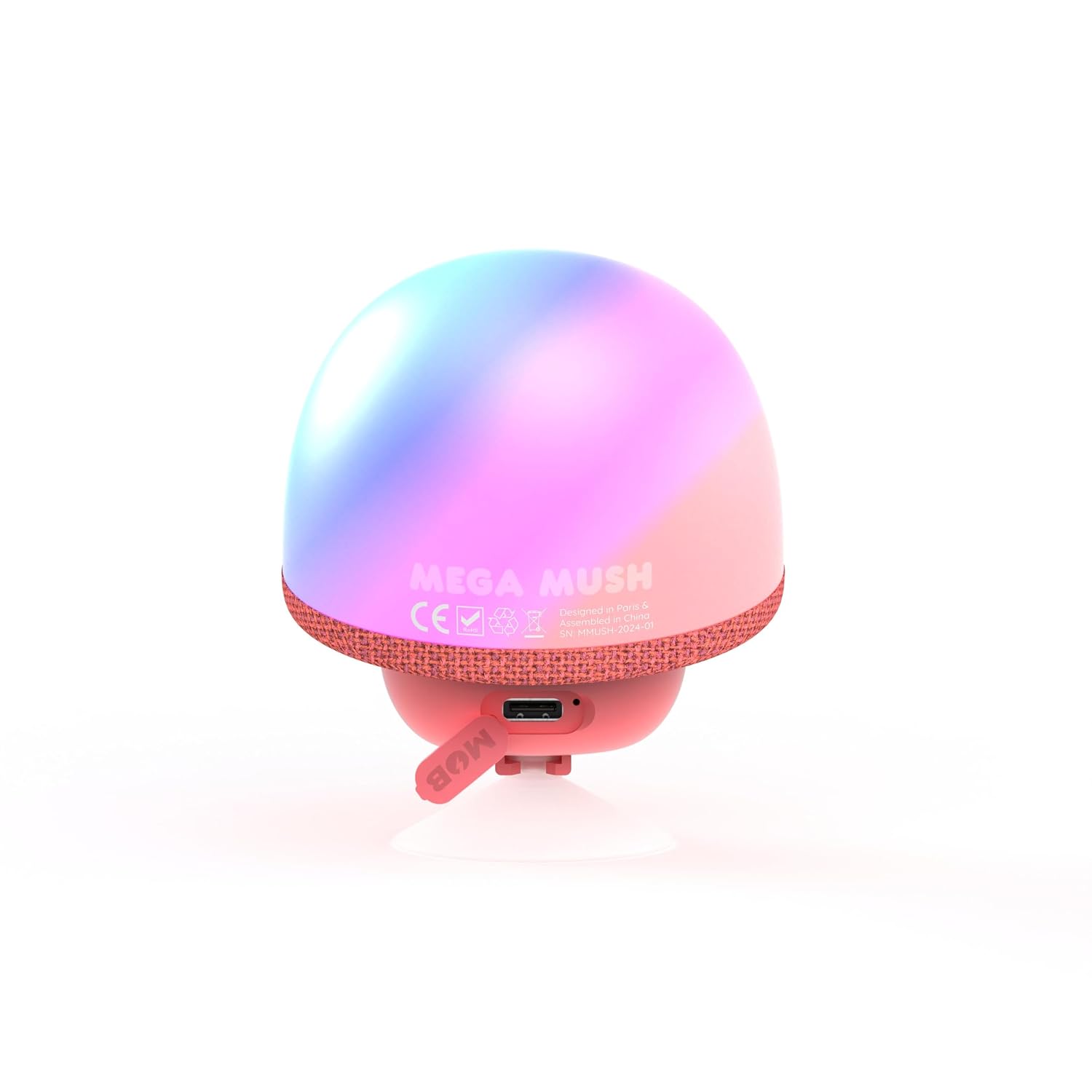 MOBILITY ON BOARD Mega Mush — Enceinte Bluetooth étanche rouge – Image 2
