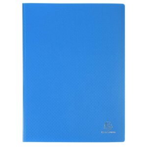 EXACOMPTA — Protège-documents A4 60 pochettes bleu