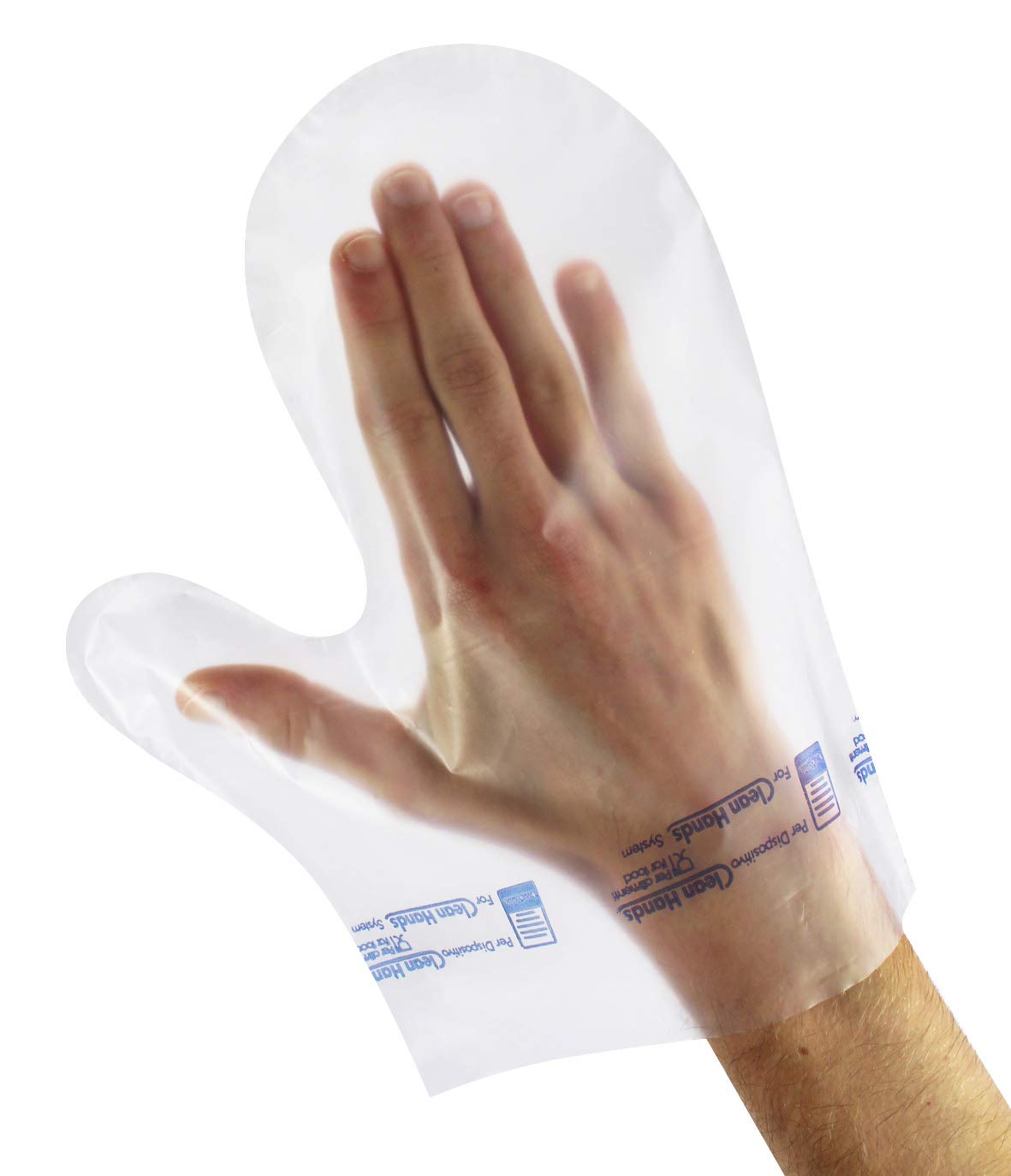PAPSTAR Clean Hands — Lot de 100 moufles en polyéthylène
