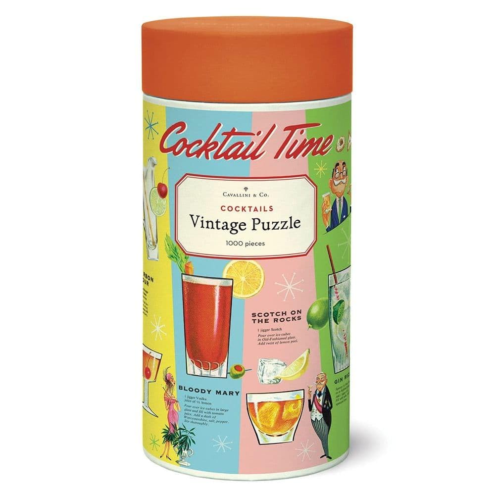 CAVALLINI — Puzzle 1000 pièces Vintage Cocktails