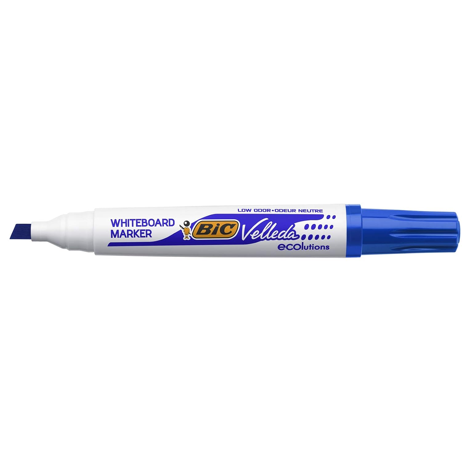 BIC Velleda 1751 ECOlutions — Feutres tableau blanc bleus x12 – Image 3