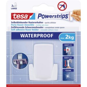 TESA Powerstrips — porte-rasoir amovible waterproof 2 kg