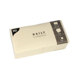 PAPSTAR Daily Collection — Lot de 150 serviettes 24 x 24 cm