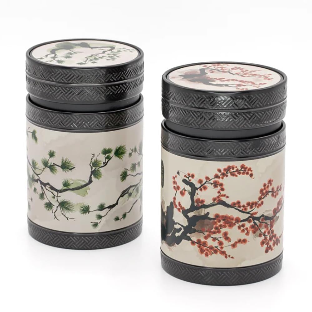 EIGENART Akashi — Lot de 2 boîtes rondes en métal 150 g – Image 2