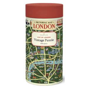 CAVALLINI — Puzzle 1000 pièces carte de Londres
